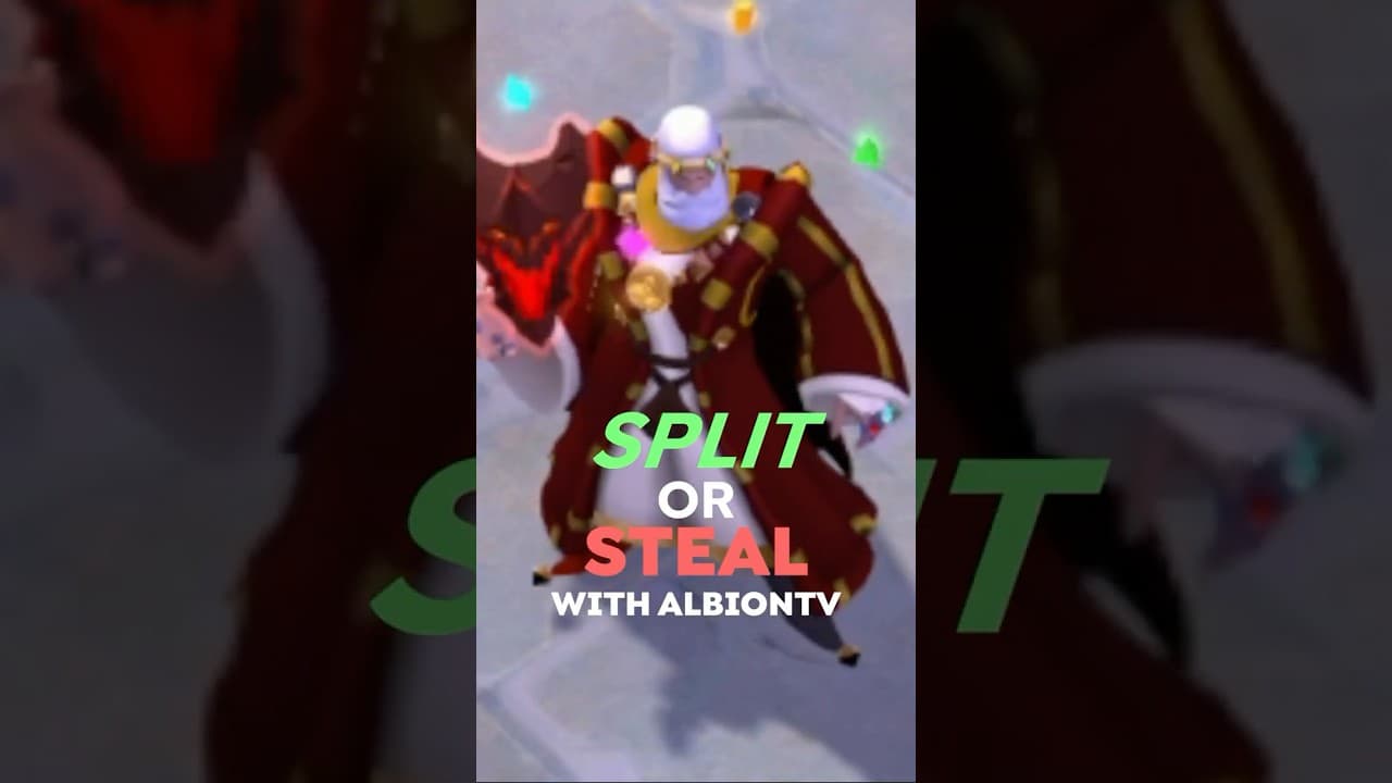 Split or Steal Premium Giveaway Gone Wrong #albiononline #albion #albiontv