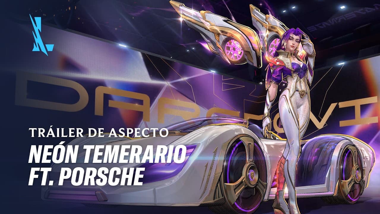 Neón Temerario ft. Porsche | Tráiler de aspecto - League of Legends: Wild Rift