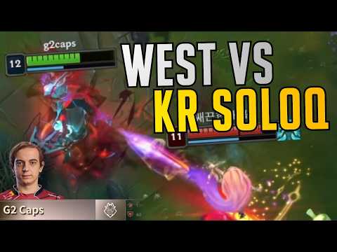 G2 Caps SMASHING KR SoloQ! - HIGH ELO KR Pros SoloQ Highlights