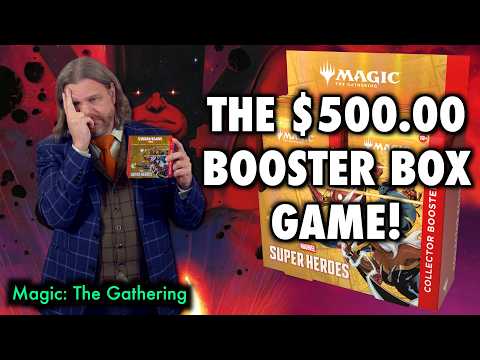 Let's Play The $500.00 Collector Booster Box Game! | Marvel Super Heroes | Magic: The Gathering