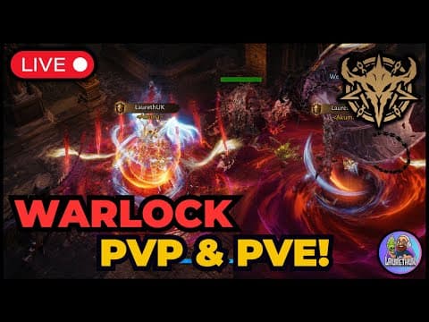 LIVE: Warlock PvP Build Testing, Verge + Viewer Dungeons!