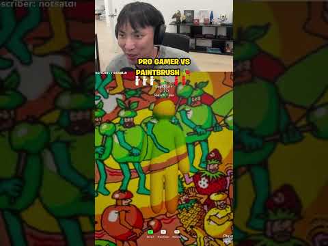 Pro Gamer vs. Paintbrush