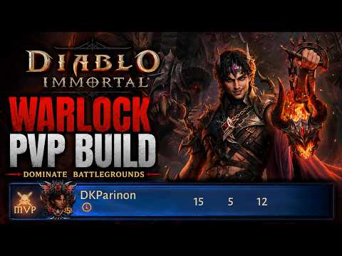 Warlock PvP Is INSANE! 15-5-12 Battleground MVP | Diablo Immortal