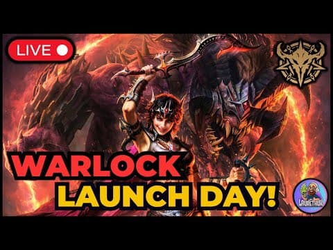 LIVE: WARLOCK LAUNCH! [PART2] Builds, PvP, Dungeons & Q&A