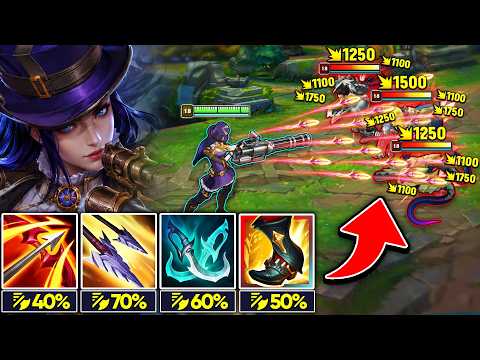 Caitlyn but I trade my Sniper Rifle for a MACHINE GUN and melt your whole team