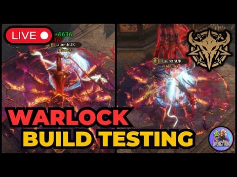LIVE: Warlock PvP Build Testing, TRs + Viewer Dungeons!