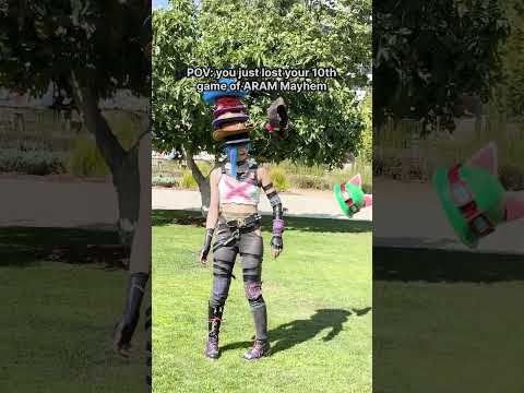 We Caught Jinx Stacking Hats at Riot @Seori.Cosplay